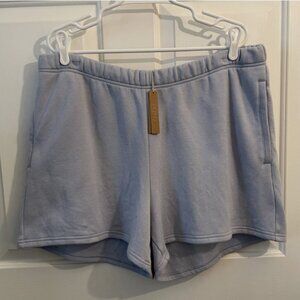 NEW SKIMS Cotton Fleece classic short - periwinkle, Style BO-SHO-4498 Size XL